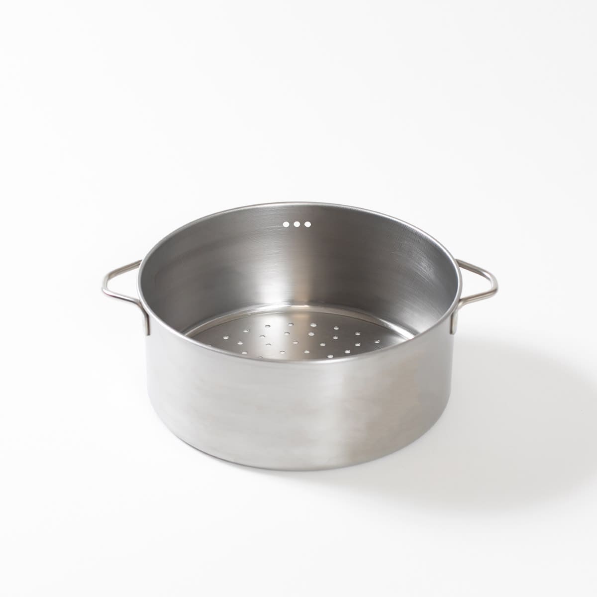 【bws SELECTION】ステンレスせいろ深 フタ・ザル付3点セット