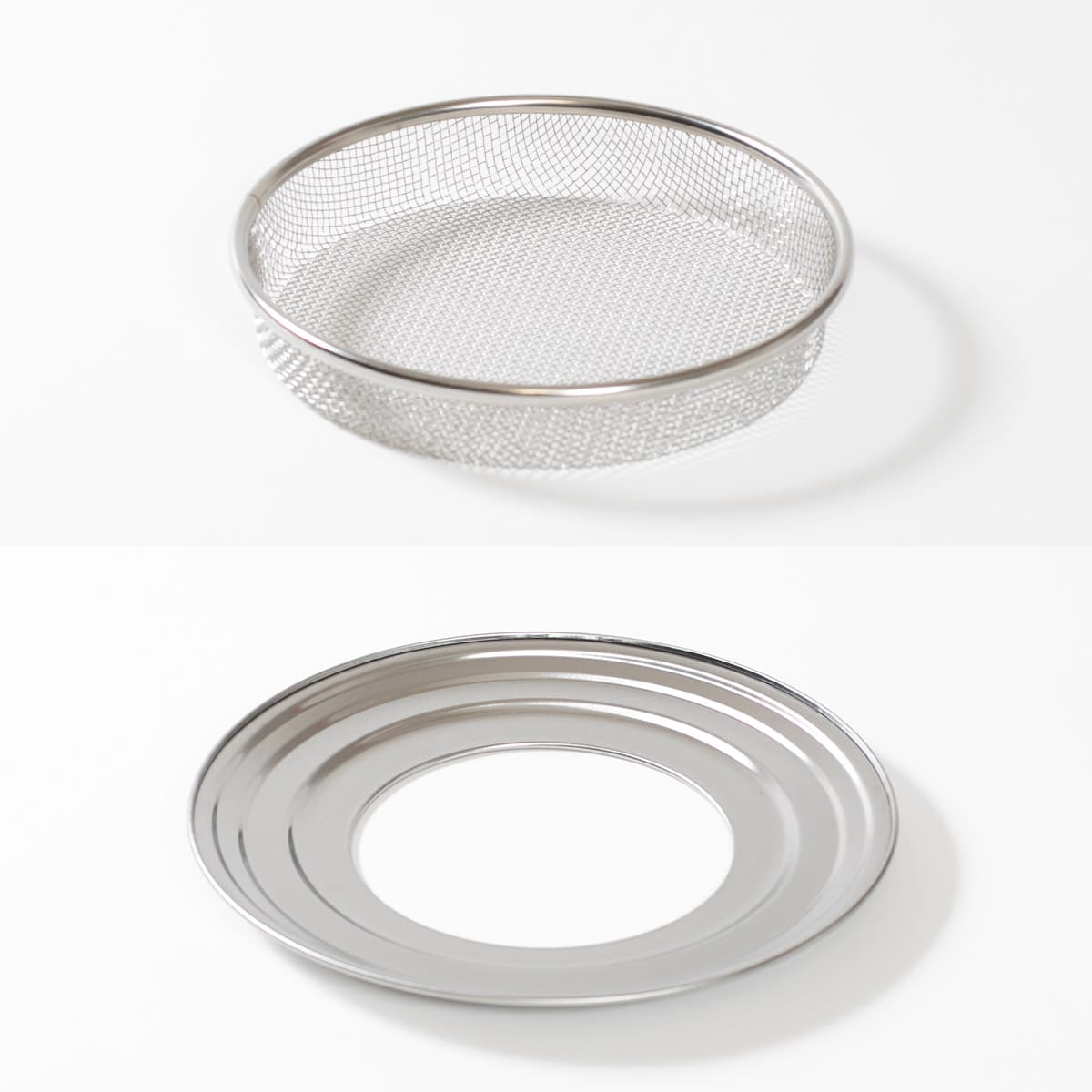 【bws SELECTION】ステンレスせいろ深 フタ・ザル・蒸し板4点セット