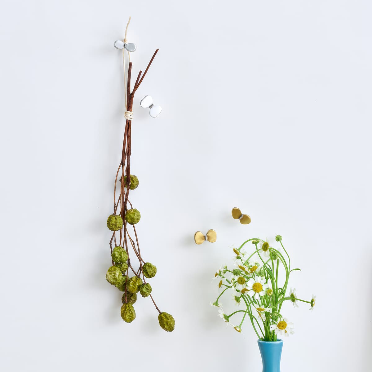 アルミの飾りピン 5個入