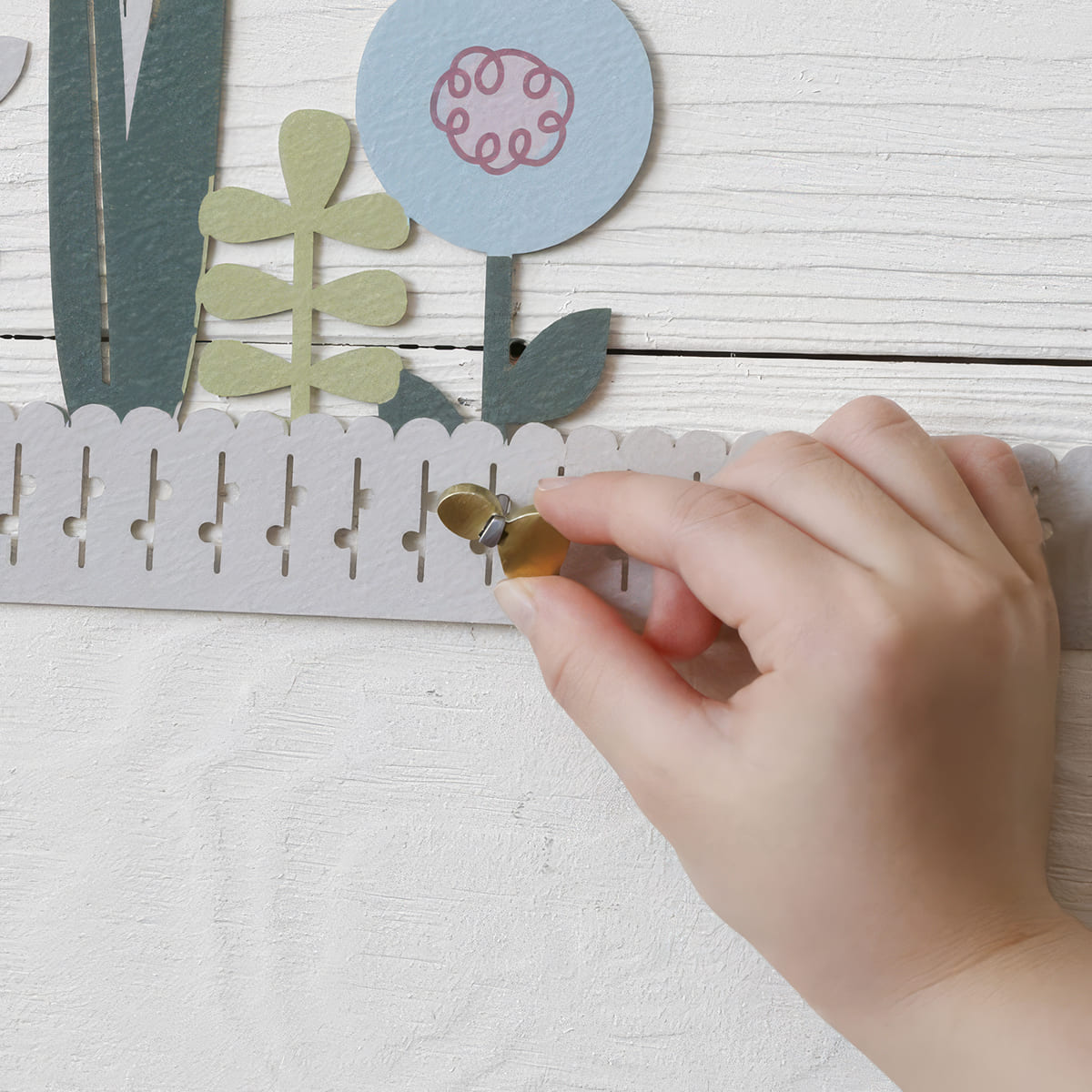 ブラスの飾りピン 5個入