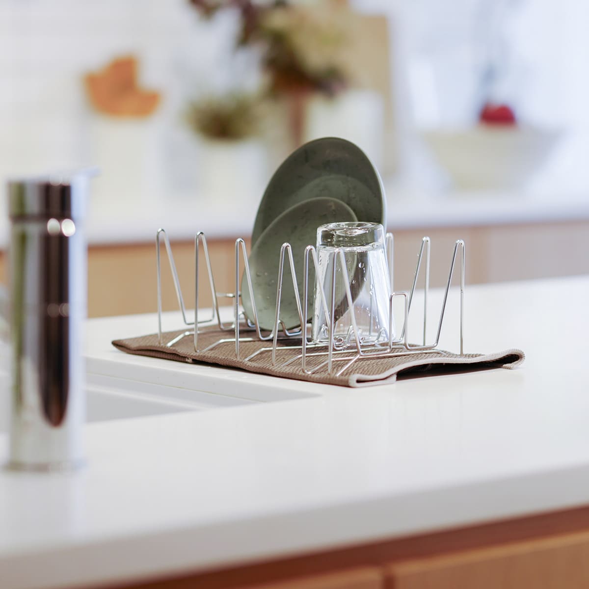 コンパクトになる水切りラック ハーフサイズ