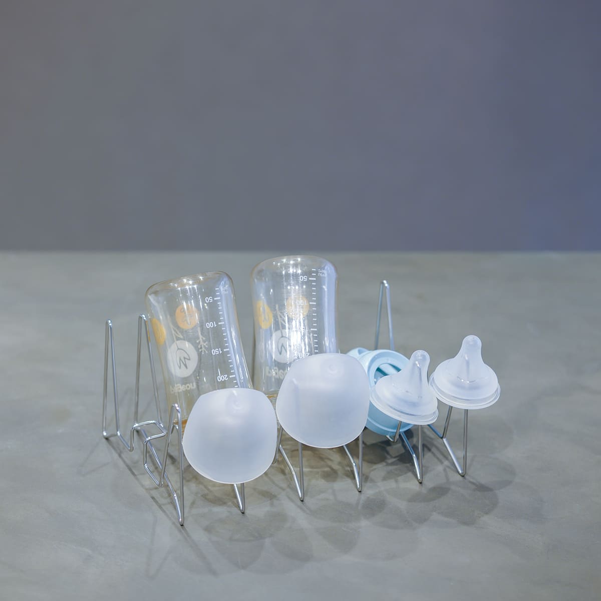 コンパクトになる水切りラック ハーフサイズ