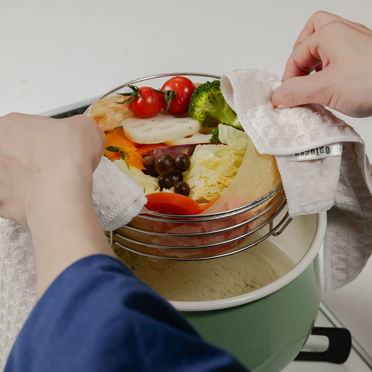 コンパクトになるせいろ