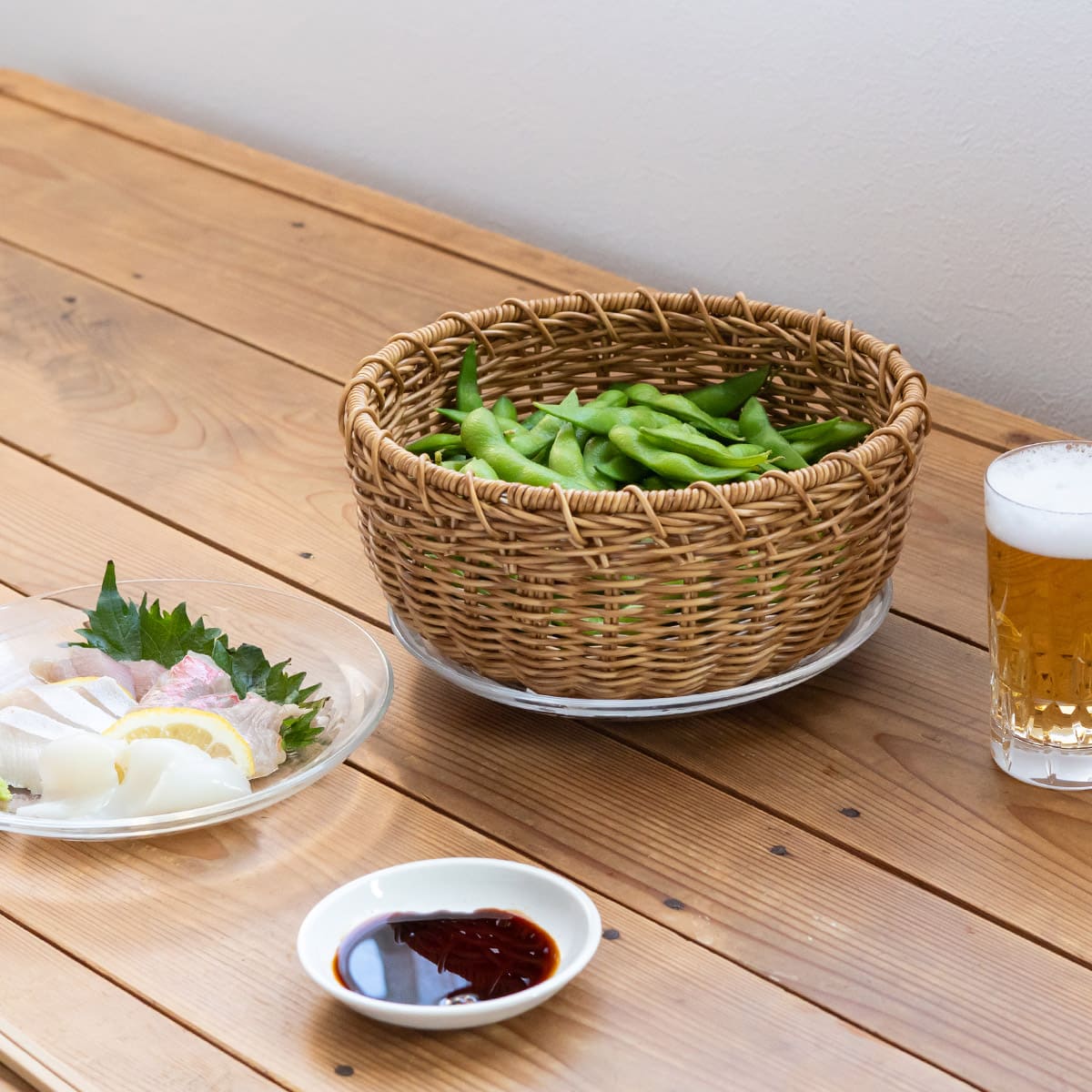 洗えるカゴ 深ざる 22cm