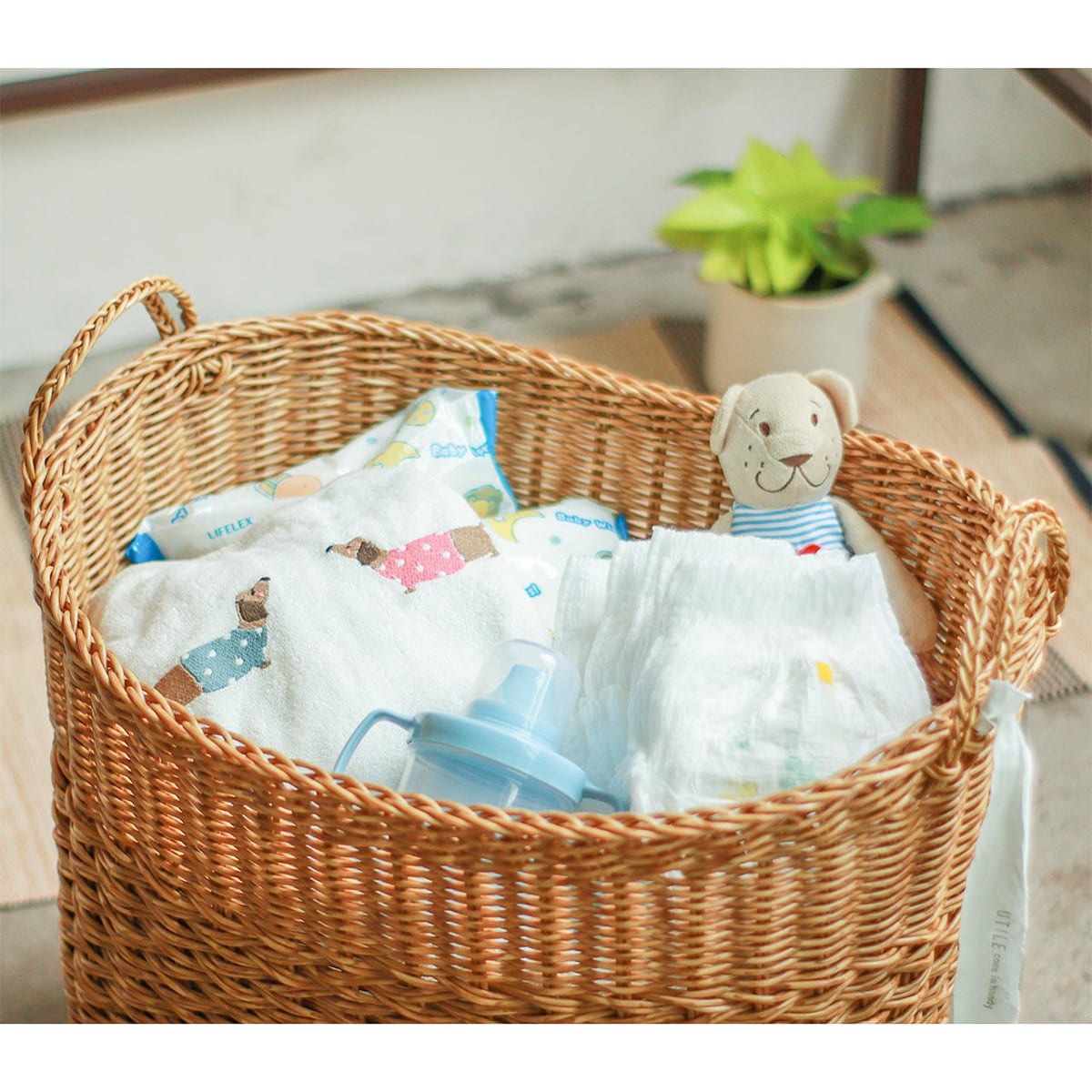 洗えるカゴ キャスター付きバスケット