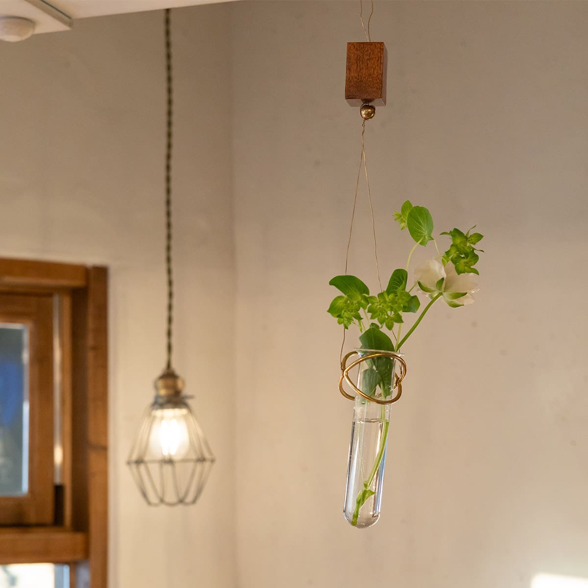 アイアンホルダーハンギングフラワーベース