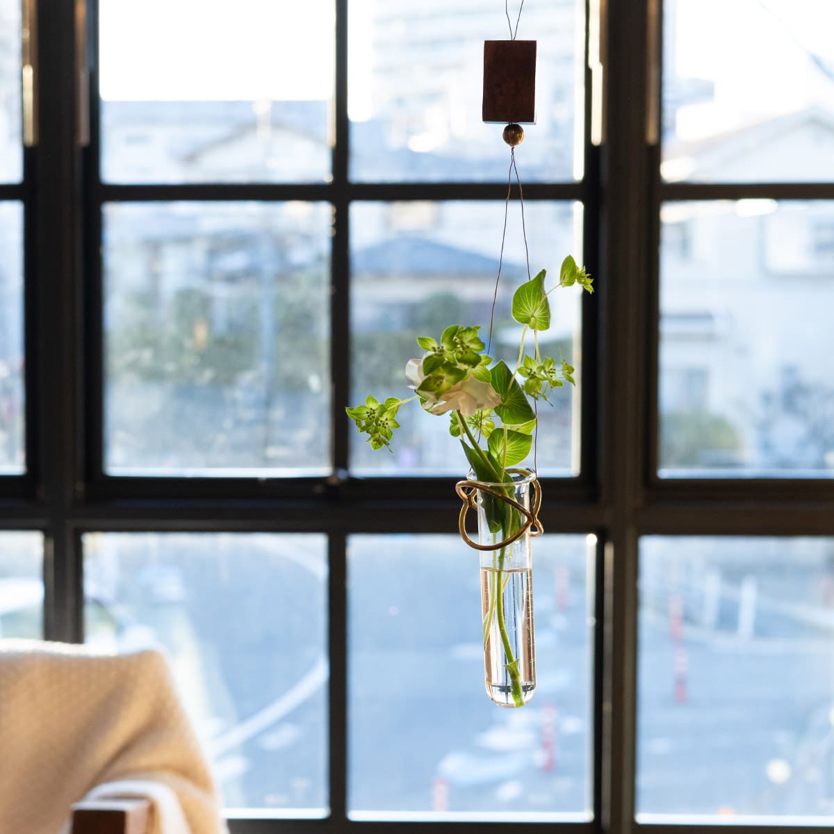 アイアンホルダーハンギングフラワーベース