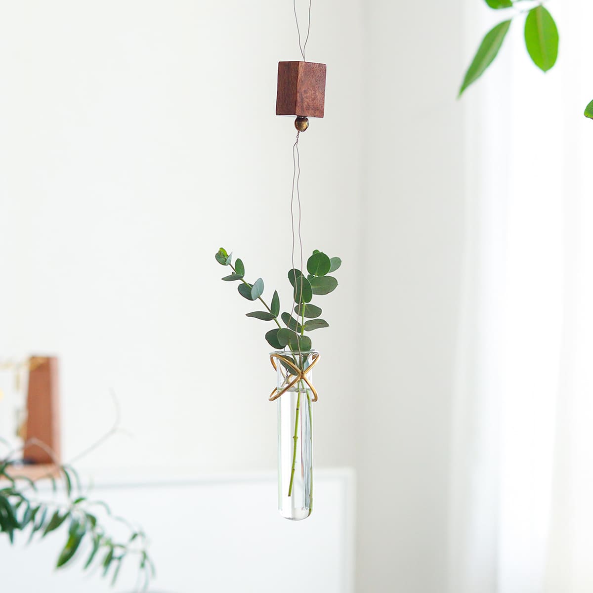 アイアンホルダーハンギングフラワーベース