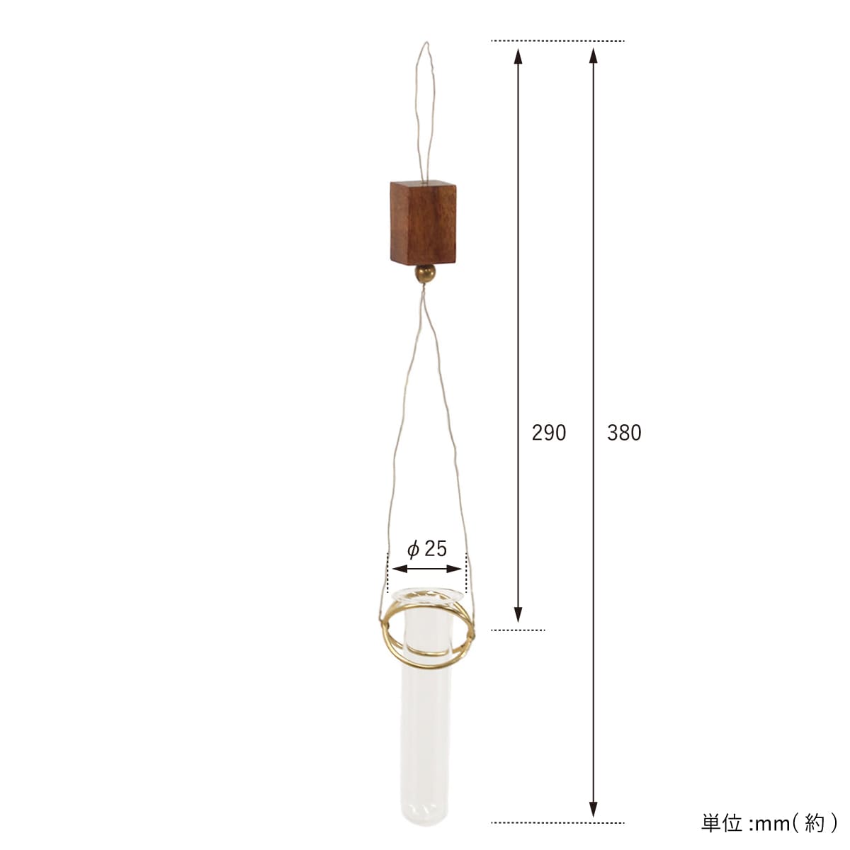 アイアンホルダーハンギングフラワーベース