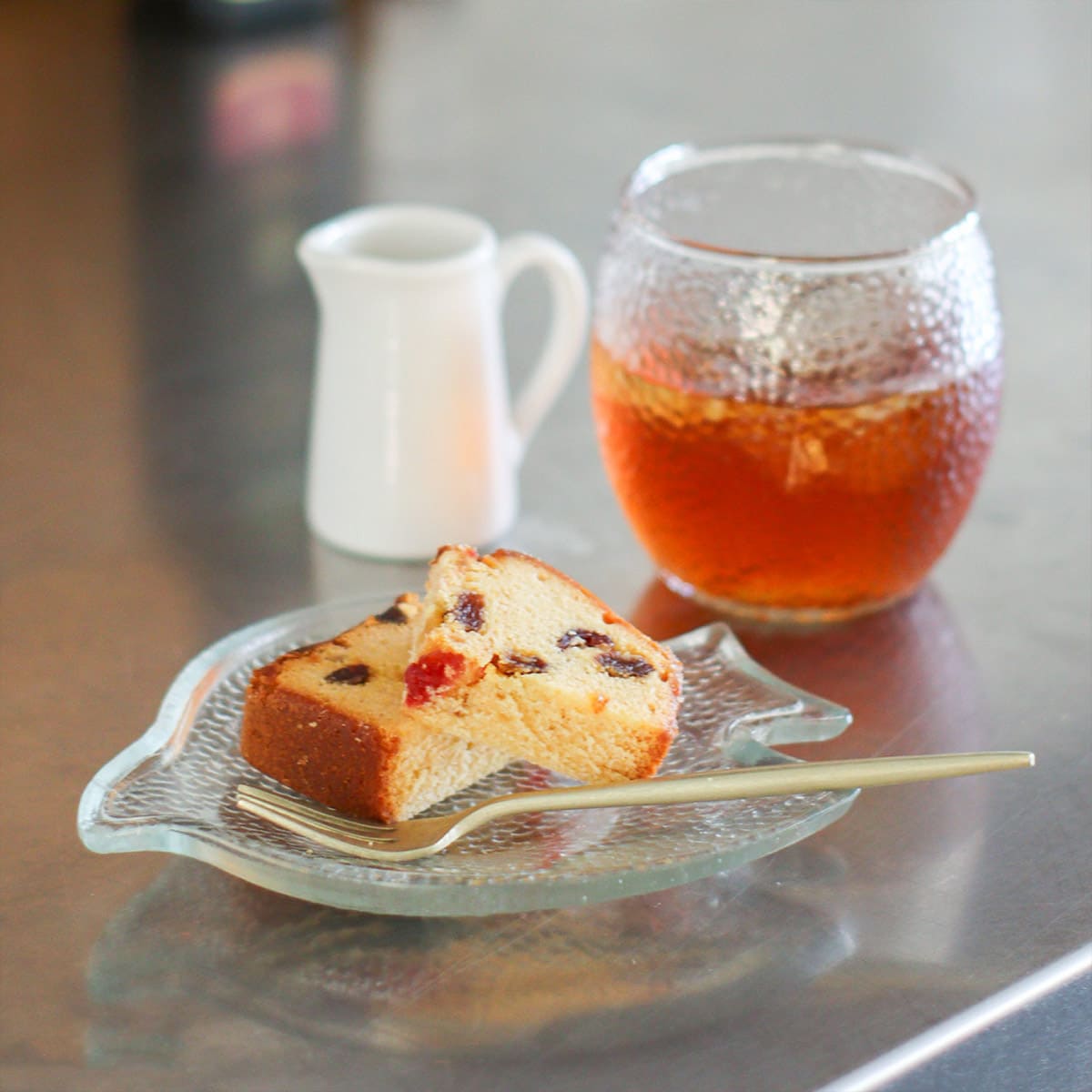 ハンドメイドガラスバードプレート S