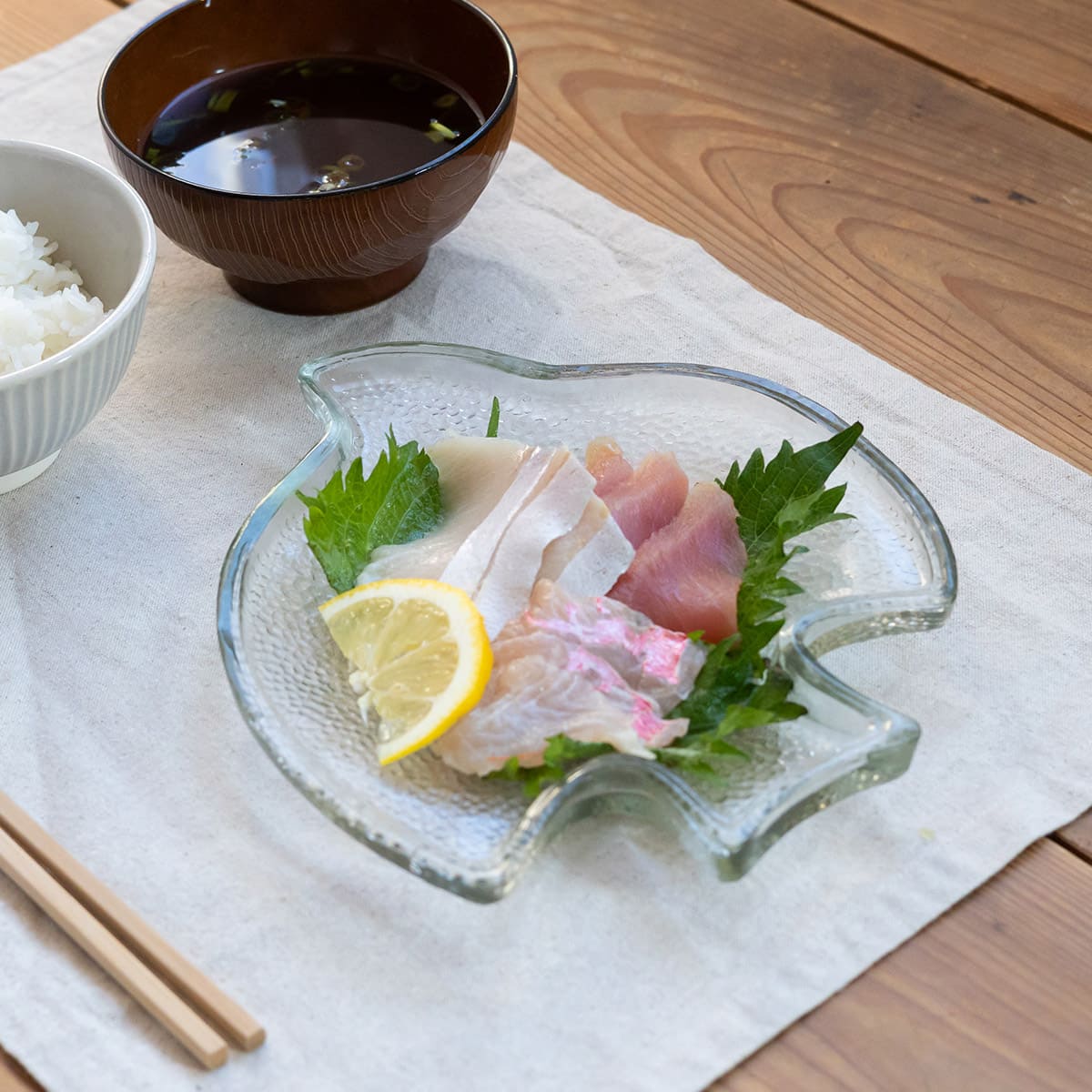 ハンドメイドガラスバードプレート L