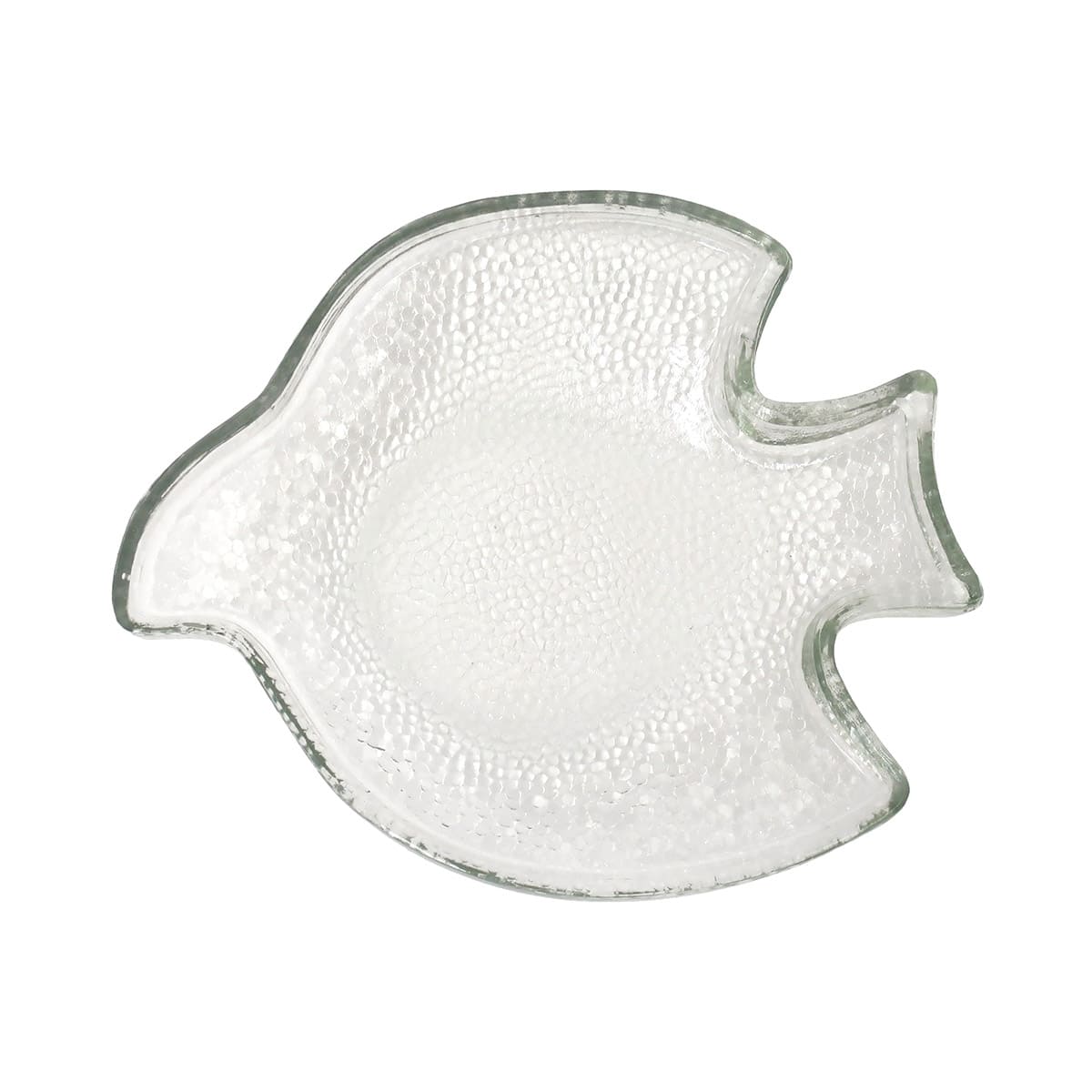 ハンドメイドガラスバードプレート L