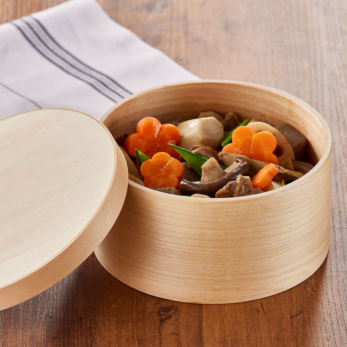 樺サクラのレンジ・食洗器対応 紀州産おひつ 1.5合