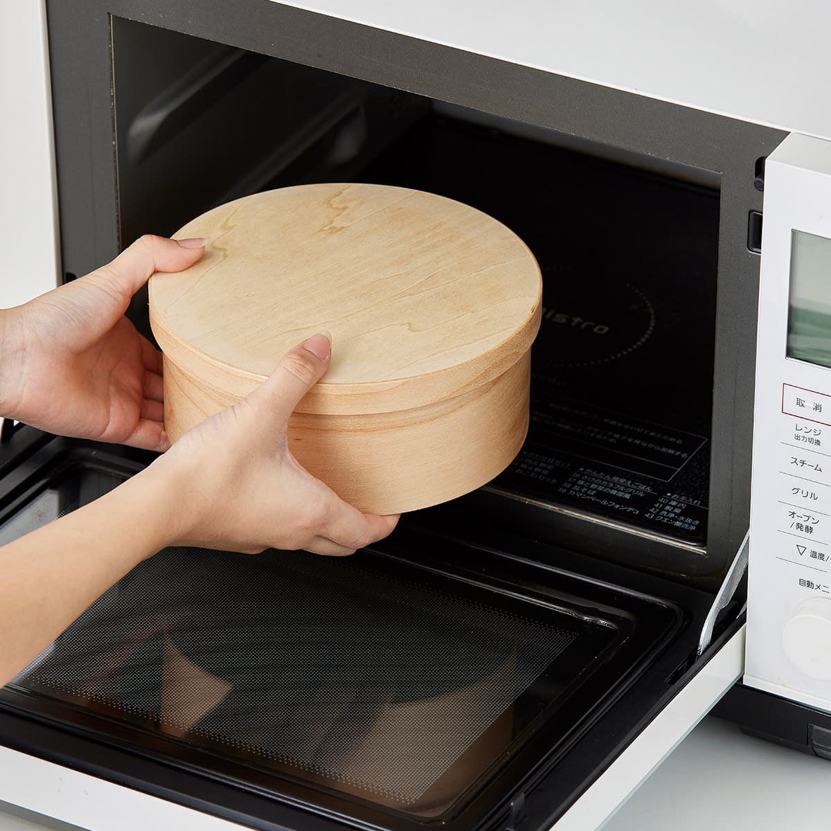 樺サクラのレンジ・食洗器対応 紀州産おひつ 3合