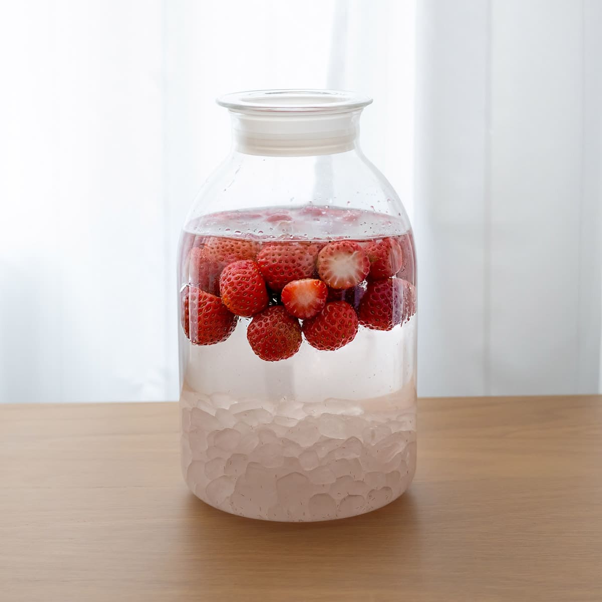 ガラスの手仕事保存びん 2000ml