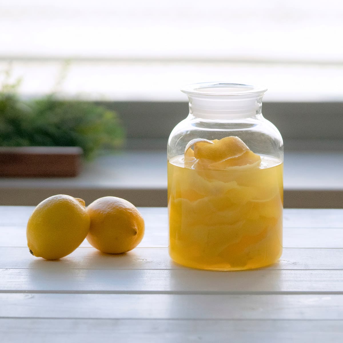 ガラスの手仕事保存びん 1000ml