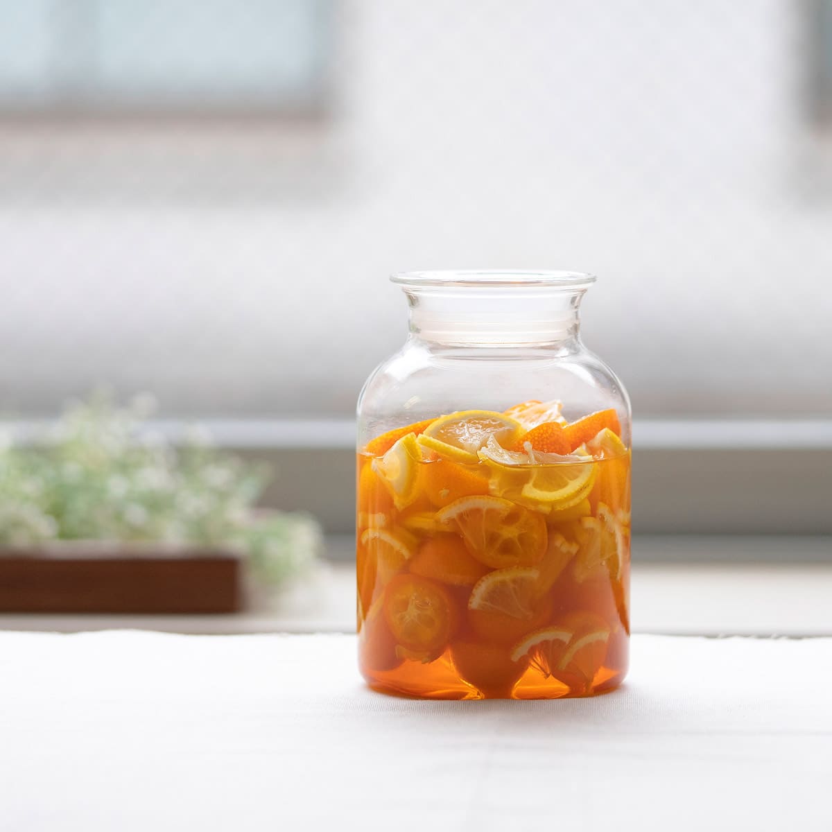 ガラスの手仕事保存びん 1000ml