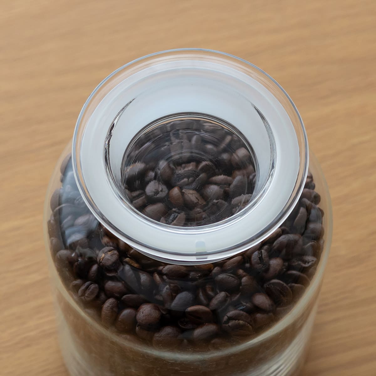 ガラスの手仕事保存びん 1000ml