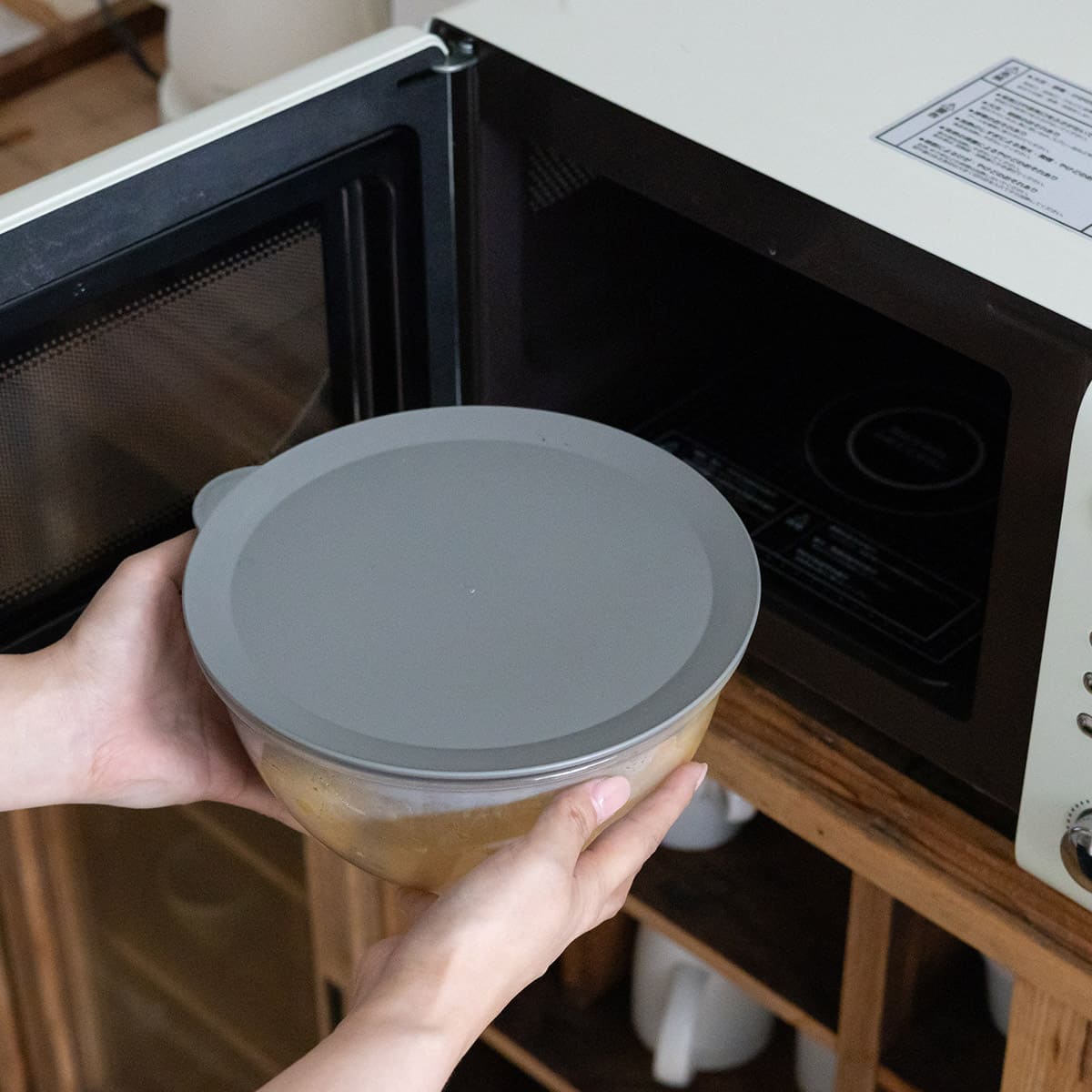 【suiro】レンジ対応深型ボウル 大用蓋