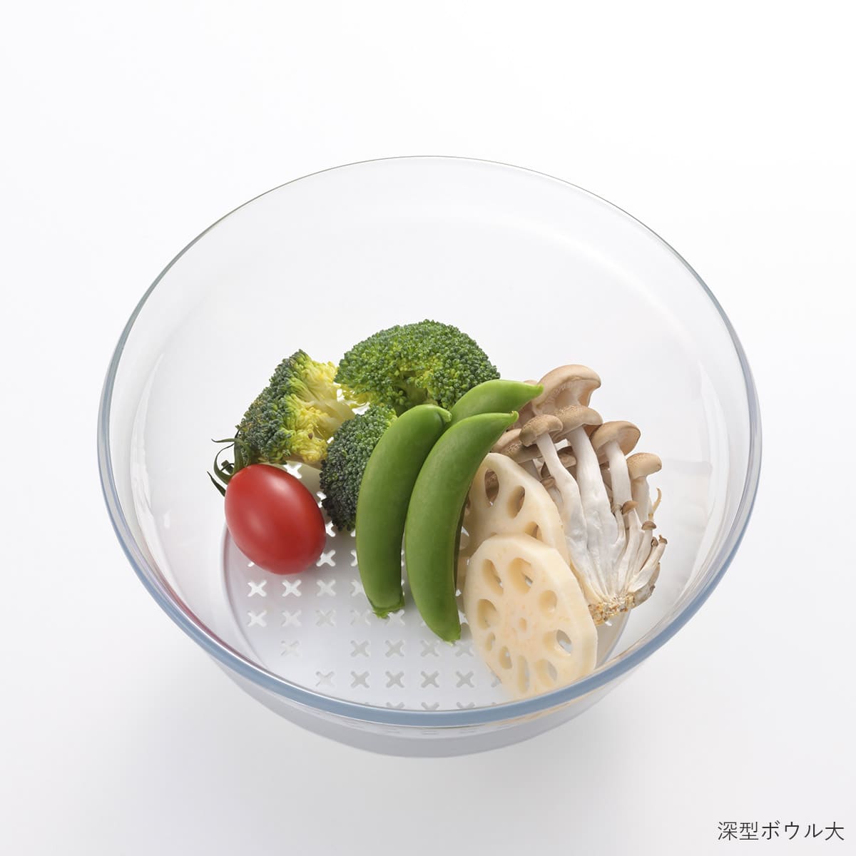 【suiro】レンジ対応深型ボウル用 蒸し目皿