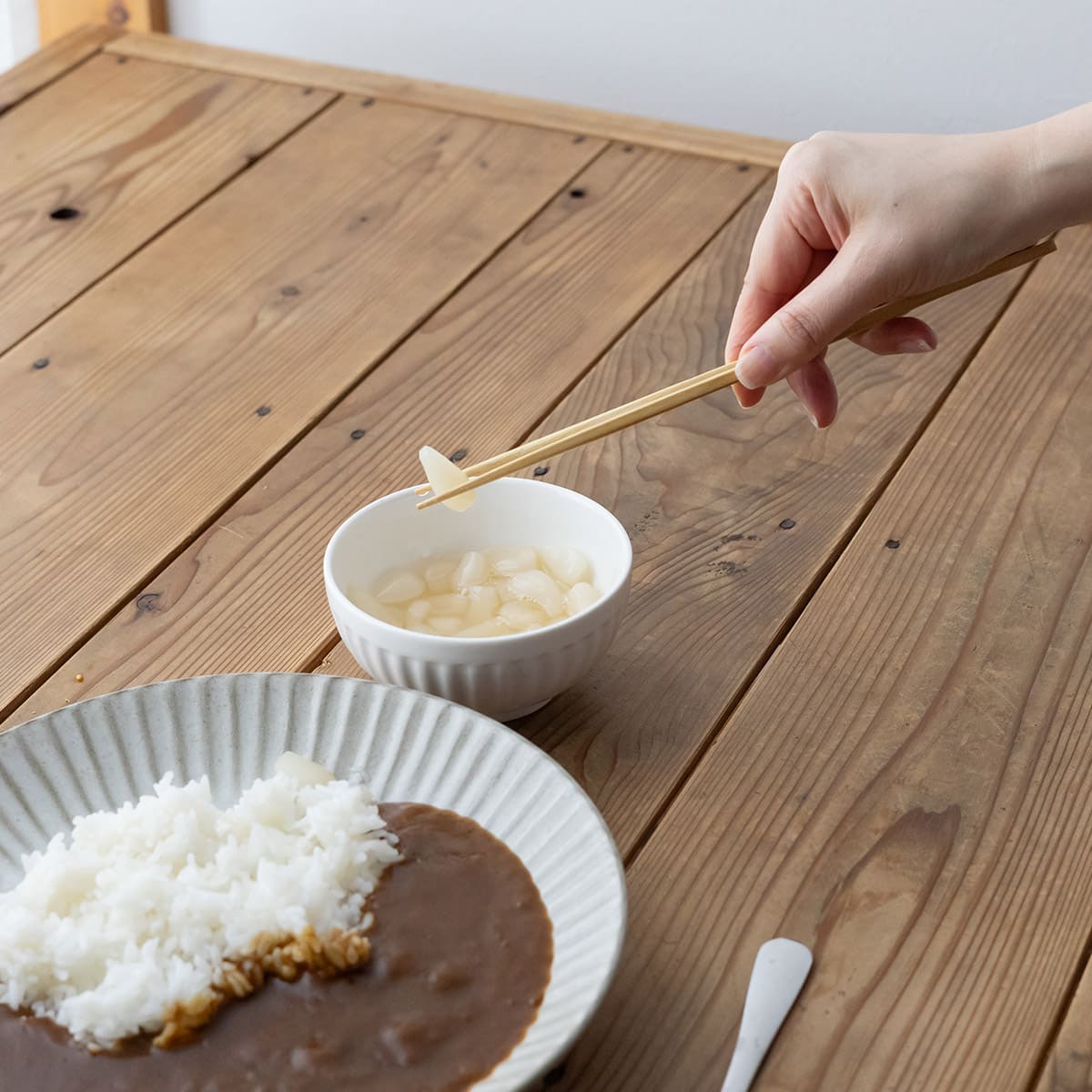 竹のトング箸
