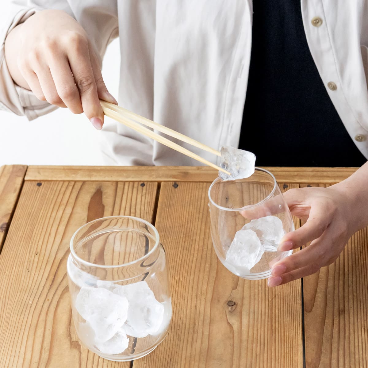 竹のトング箸