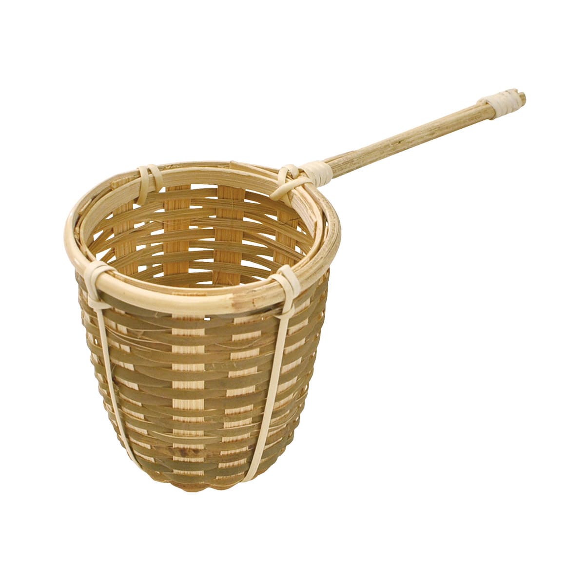 天然素材の持ち手付き茶こし 大