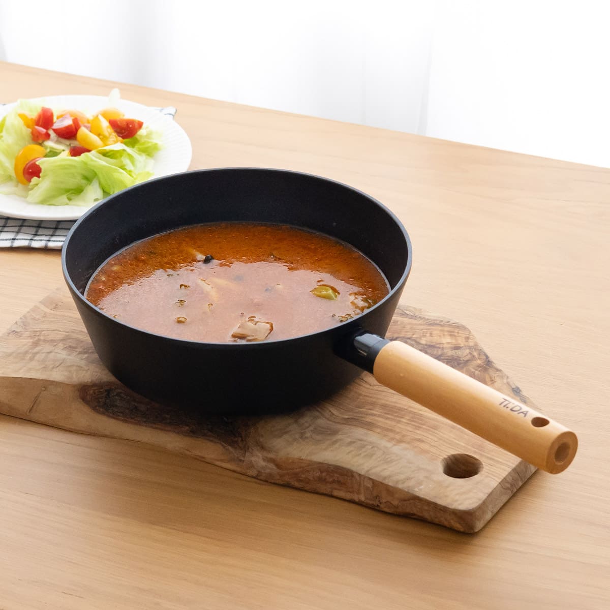 【TI:DA】チタン＆ダイヤコーティング24cmマルチパン