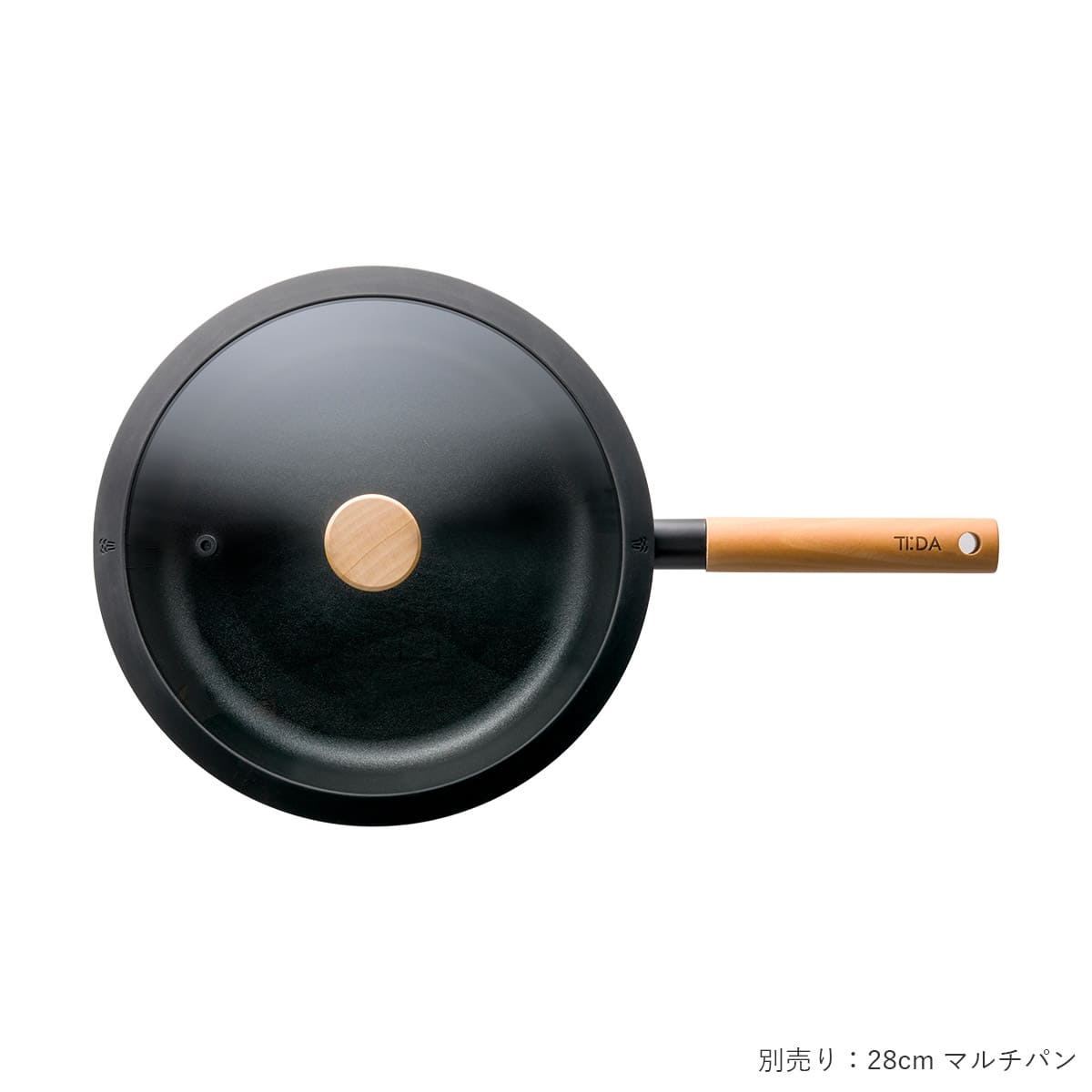 【TI:DA】ガラス蓋 28cm